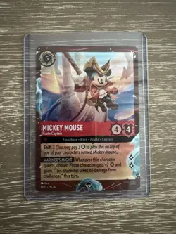 Mickey Mouse - Pirate Captain (Disney Cruise Promo) 13 Disney Lorcana Promo Card - Image 1