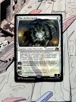 The Aetherspark | Aetherdrift #231 | Mythic | Magic the Gathering Card - Image 1