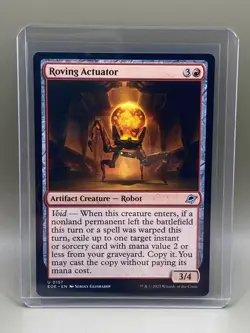 ROVING ACTUATOR #0157 Edge Of Eternities MTG UNCOMMON Card NM - Image 1