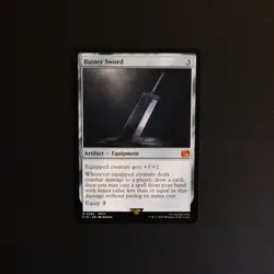 MTG: Magic the Gathering Final Fantasy #255/585: Buster Sword - Mythic Non Foil - Image 1