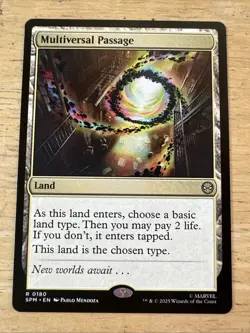Multiverse Passage - 180 - Marvel’s Spider-Man MTG Regular - Image 1