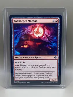ZOOKEEPER MECHAN #0170 Edge Of Eternities MTG COMMON Card NM - Image 1