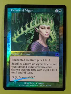 FOIL Crown of Vigor x1 Onslaught 1x Magic the Gathering MTG - Image 1