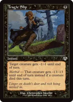 Tragic Slip (Retro Frame) - Near Mint MTG Innistrad Remastered - Image 1