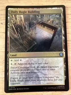 Daily Bugle Building - Marvel’s Spider-Man (SPM) - MTG - FOIL - NM - Image 1