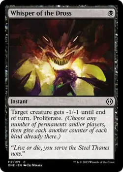 Whisper of the Dross - Near Mint MTG Phyrexia: All Will Be One - Image 1