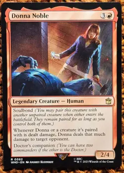 ✨Donna Noble✨ MTG | Universes Beyond: Doctor Who | NM/M | R 0082 - Image 1