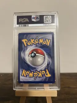 1999 Pokemon TCG Meowth(Gold Border) Fruit Roll Up Promo PSA7 - Image 2