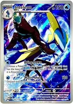 Inteleon 142/132 Illustration Rare Pokemon TCG 2025 MEGA EVOLUTION English NM+ - Image 1