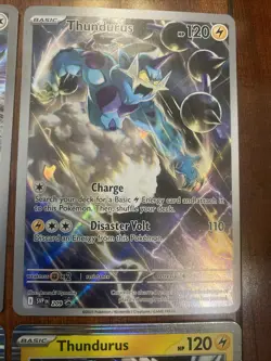 Pokemon Thundurus SVP209 & Tornadus SVP210 Lot White Flare Black Bolt NM ⚡🌪 - Image 4