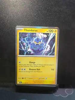 Pokemon 2025 TCG - Thundurus 033/086 - Holo Rare - Black Bolt - Image 1