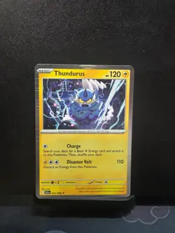 Pokemon 2025 TCG - Thundurus 033/086 - Holo Rare - Black Bolt - Image 2