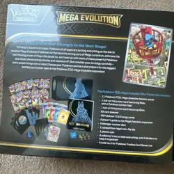 Pokemon Center Elite Trainer Box Mega Evolution Lucario Gardevoir ETB Torn Seal - Image 5