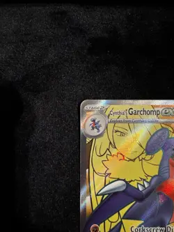 Cynthia’s Garchomp ex 204 Black Star Promo Full Art Pokemon: Destined Rivals NM - Image 2