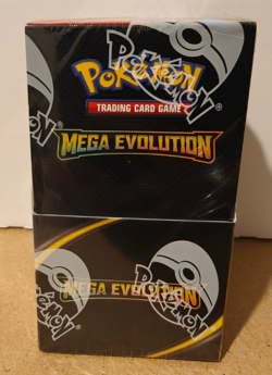 Pokemon TCG: Mega Evolution Half-Booster Box - Sealed (18 Packs) w/ Display Case - Image 2