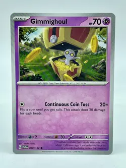 Gimmighoul 088/182 S & V Paradox Rift Non-Holo Pokemon TCG Mint Unplayed - Image 1