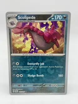 Scolipede 117/167 Twilight Masquerade Pokemon TCG Reverse Holo Mint Unplayed - Image 1