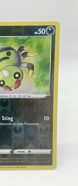 Spinarak 112/196 Lost Origin Pokemon TCG Reverse Holo Mint Unplayed - Image 4