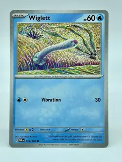 Wiglett 052/182 Paradox Rift Scarlet & Violet Pokemon Non Holo 2023 NM Unplayed - Image 1