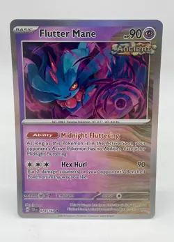 Flutter Mane 078/162 Temporal Forces Rare Ancient Pokemon TCG Holo Mint Unplayed - Image 1
