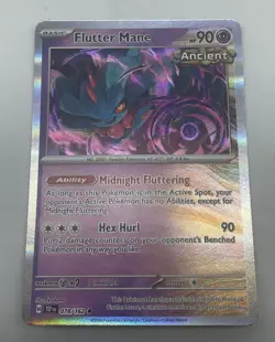 Flutter Mane 078/162 Temporal Forces Rare Ancient Pokemon TCG Holo Mint Unplayed - Image 2