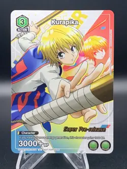 Union Arena Hunter X Hunter Super Pre-Release Kurapika HTR-1-072 Promo Card - Image 1