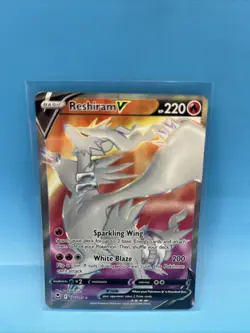 Pokemon TCG 2022 Reshiram V 172/195 Full Art Silver Tempest ENGLISH Card - Mint - Image 1