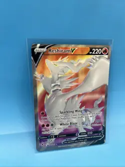 Pokemon TCG 2022 Reshiram V 172/195 Full Art Silver Tempest ENGLISH Card - Mint - Image 2