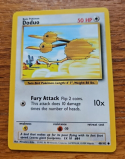 Pokemon TCG Doduo WOTC Base Set Card #48 Regular Near Mint Never Played! - Image 1
