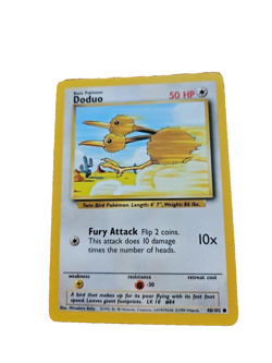Pokemon TCG Doduo WOTC Base Set Card #48 Regular Near Mint Never Played! - Image 2