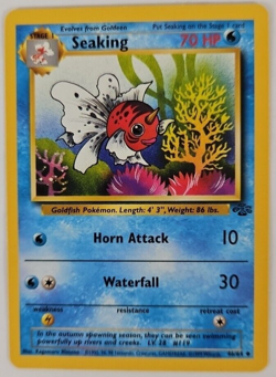Pokemon TCG Seaking 1999 Wizards Of The Coast Jungle Set Card #46 Never Played! - Image 1