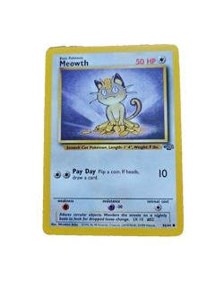 Pokemon Meowth 1999 WOTC Jungle Card 56 Regular Unlimited Near Mint Never Played - Image 4