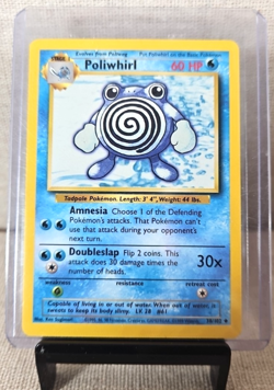 Pokemon TCG Poliwhirl 1999 Base Set Wizards Of The Coast Card 88/102 No Play - Image 1