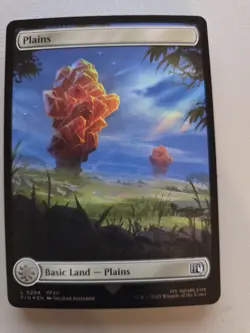 MTG Magic the Gathering Plains (294/764) Final Fantasy FOIL - Image 1