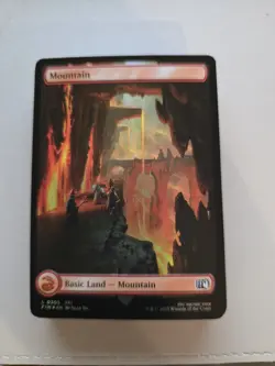 MTG Magic the Gathering Mountain (305/764) Final Fantasy FOIL - Image 1