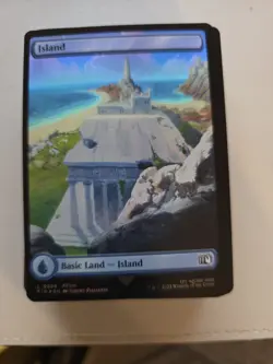 MTG Magic the Gathering Island (299/764) Final Fantasy FOIL - Image 1
