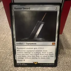 Buster Sword Final Fantasy Regular - MTG - Image 1