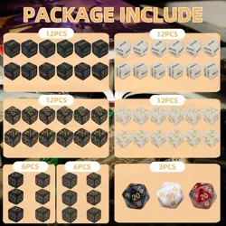 63 PCS MTG Counter Dice Set - AbilityKeyword Counters, -1/+1 Life Counter, Shiel - Image 2