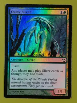 FOIL Quick Sliver x1 Premium Deck Series: Slivers 1x MTG - Image 1