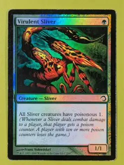FOIL Virulent Sliver x1 Premium Deck Series: Slivers 1x MTG - Image 1