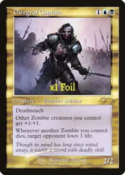 MTG Foil Retro Sectret Lair Drop SLD Diregraf Captain MINT - Image 1