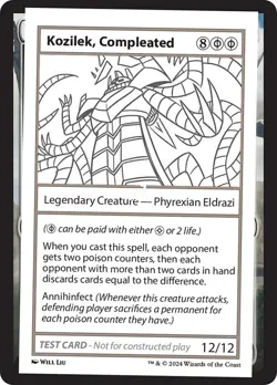 MTG Playtest Mystery Booster 2 MB2 Kozilek, Compleated MINT - Image 1