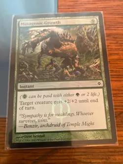 Mutagenic Growth FOIL - New Phyrexia SP/NM - Magic The Gathering MTG - Image 1