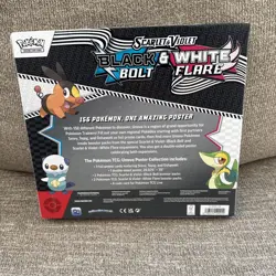 Pokemon TCG SV10.5 Black Bolt & White Flare Unova Poster Collection Box Sealed - Image 2