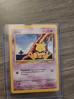 Pokemon Abra #43 1999-2000 Version Excellent Condition Base Set - Image 1