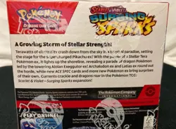 Pokemon TCG Scarlet & Violet Surging Sparks Booster Box 36 PACKS Factory Sealed! - Image 3
