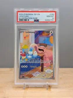 2024 Pokemon Temporal Forces Lickitung #180 PSA 10 - Image 1