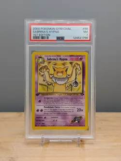2000 Pokemon Gym Challenge Sabrinas Hypno #56 PSA 7 - Image 1