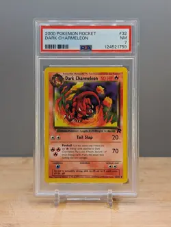 2000 Pokemon Team Rocket Dark Charmeleon #32 PSA 7 - Image 1