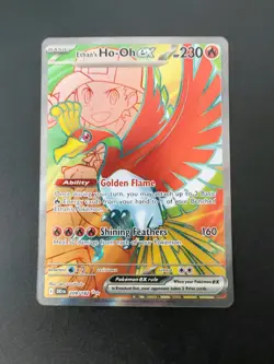 Pokemon TCG Card - Ethans Ho-Oh EX209/182 Full art Destined Rivals NM Condition - Image 1